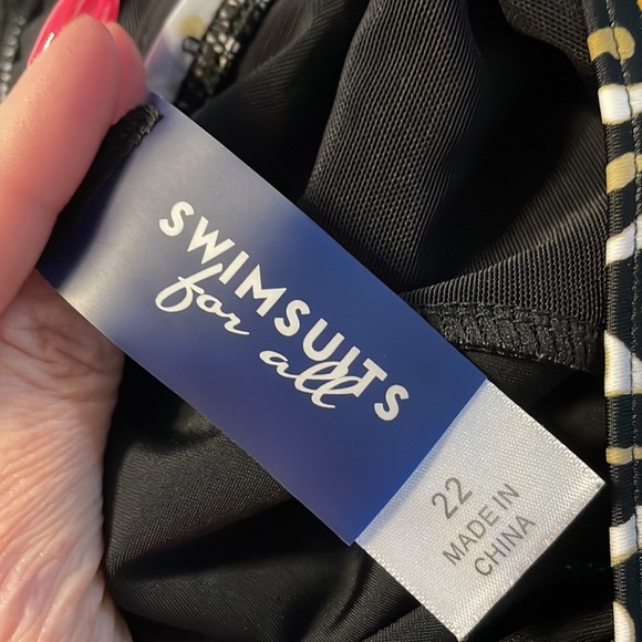 Plus animal / cheetah print swimsuit dress underwire removable pad bra attach 22 - Picture 9 of 12